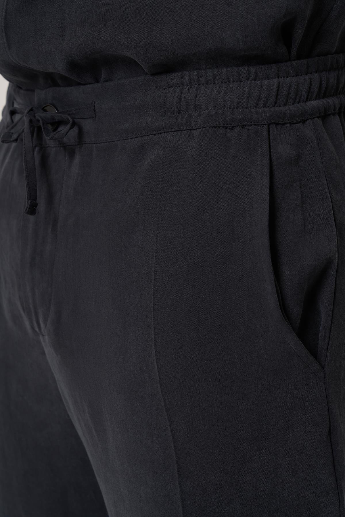 WELLWE-GRIGIO ANTRASİT   CUPRA TENSEL DOKUMA JOGGER PANTOLON-Eşofman altı