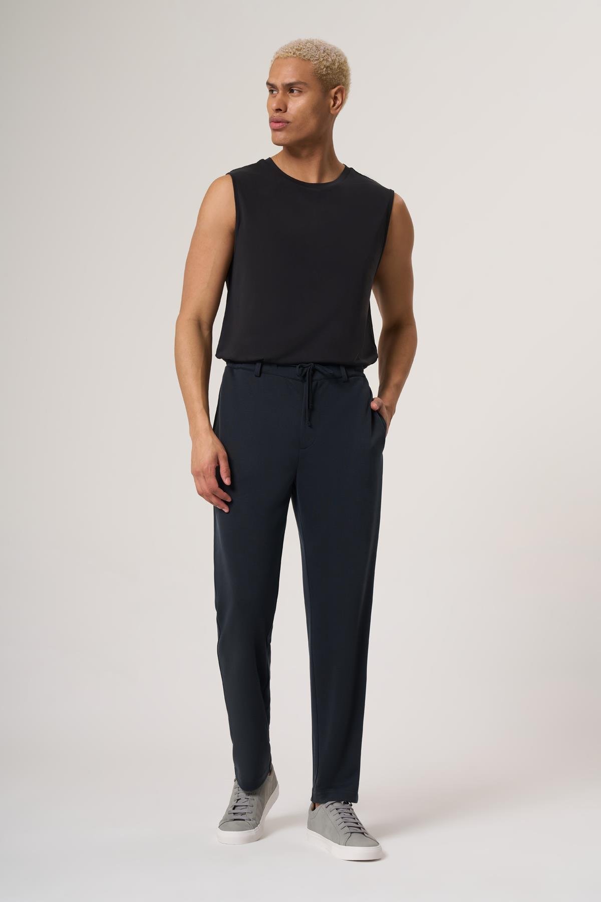 WELLWE-JORAY ANTRASİT  MODAL İÇERİKLİ RELAXED FIT PİKE JOGGER PANTOLON-Pantolon