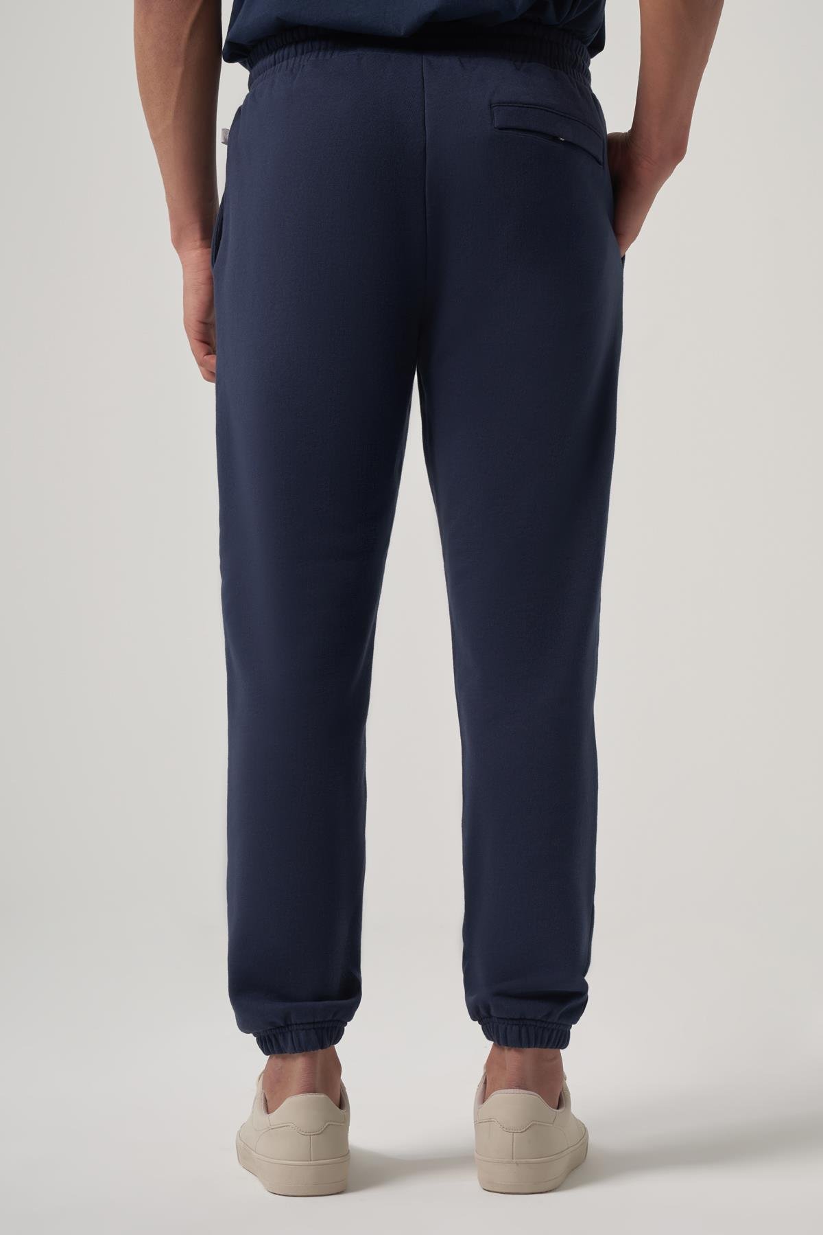 WELLWE-JULLY lacivert nakış detaylı relaxed fit jogger-Eşofman altı