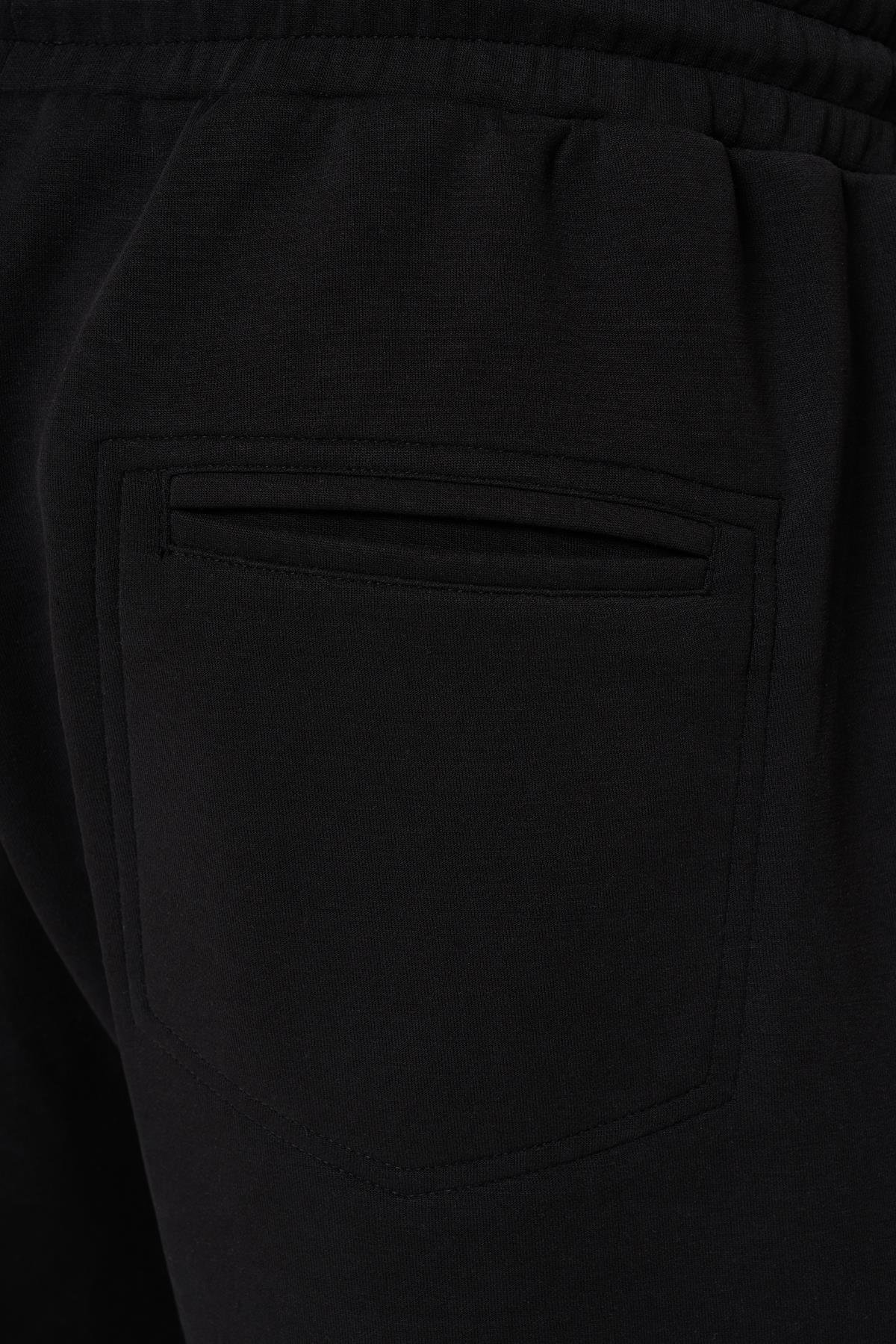 WELLWE-SEO SİYAH  MODAL İÇERİKLİ RELAXED FIT ŞORT-Şort