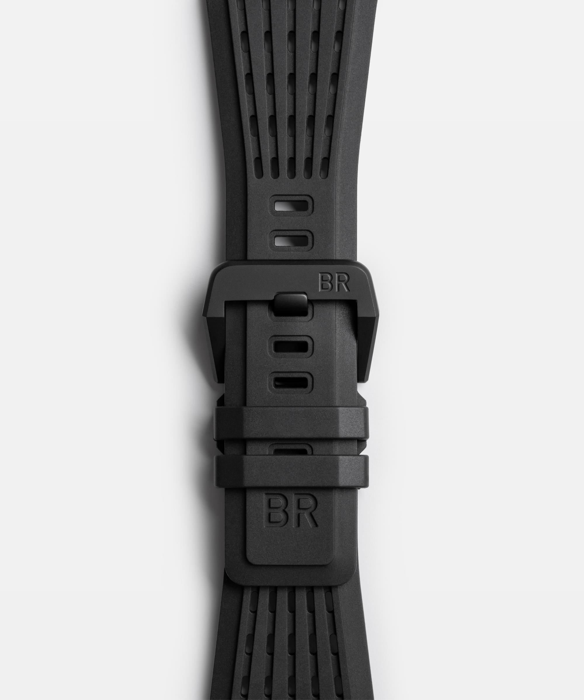 Bell & Ross BR 03 Chrono Rafale Solo Black Matt BR0394.RSD.CE.SRB Erkek Kol Saati