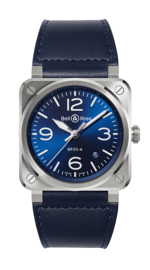 Bell & Ross BR 03 Blue Steel BR03A.BLU.ST.SCA Erkek Kol Saati