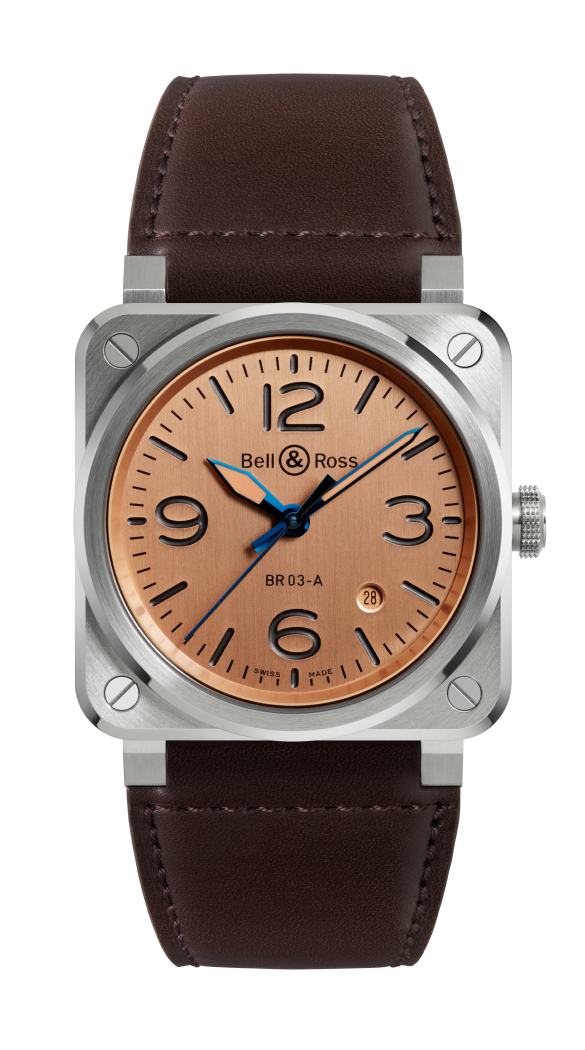 Bell & Ross BR 03 Copper BR03A.GB.ST.SCA Erkek Kol Saati