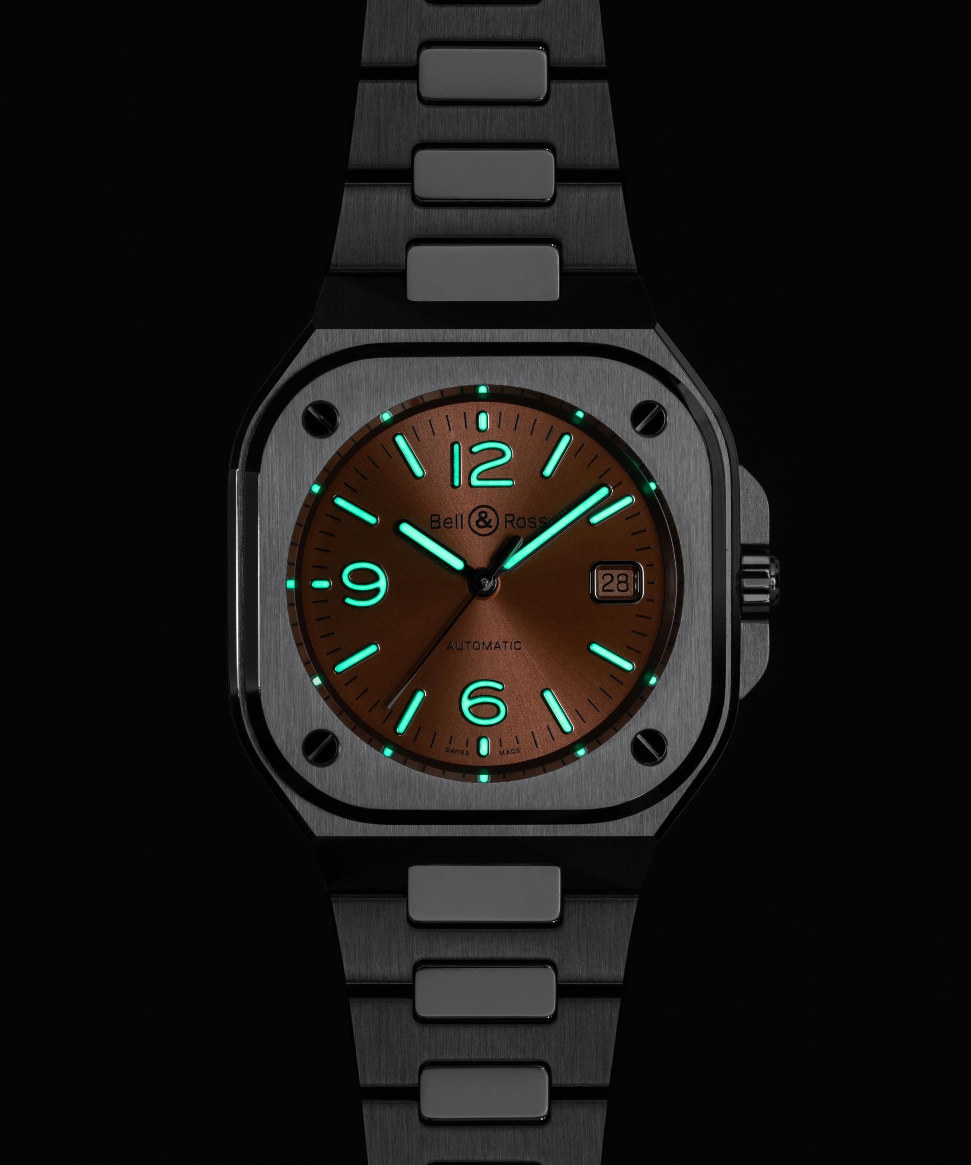 Bell & Ross BR 05 Urban Copper Brown Steel BR05A.BR.ST.SST Erkek Kol Saati