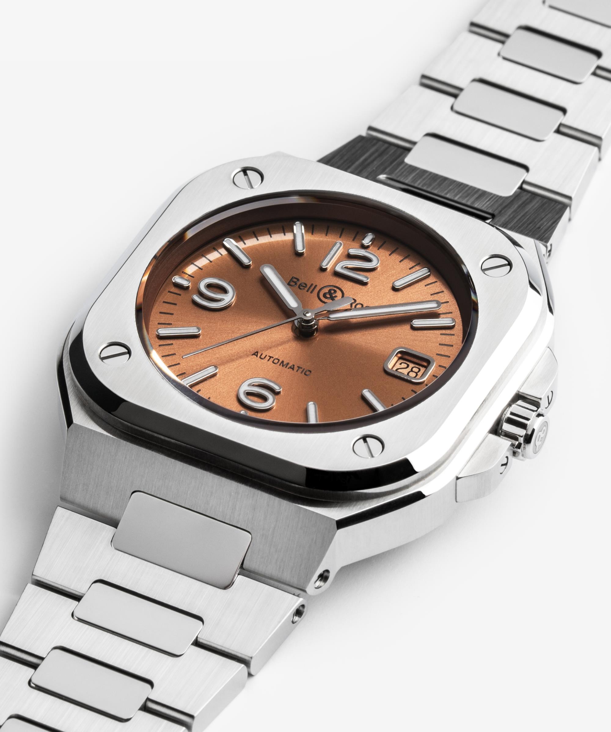 Bell & Ross BR 05 Urban Copper Brown Steel BR05A.BR.ST.SST Erkek Kol Saati