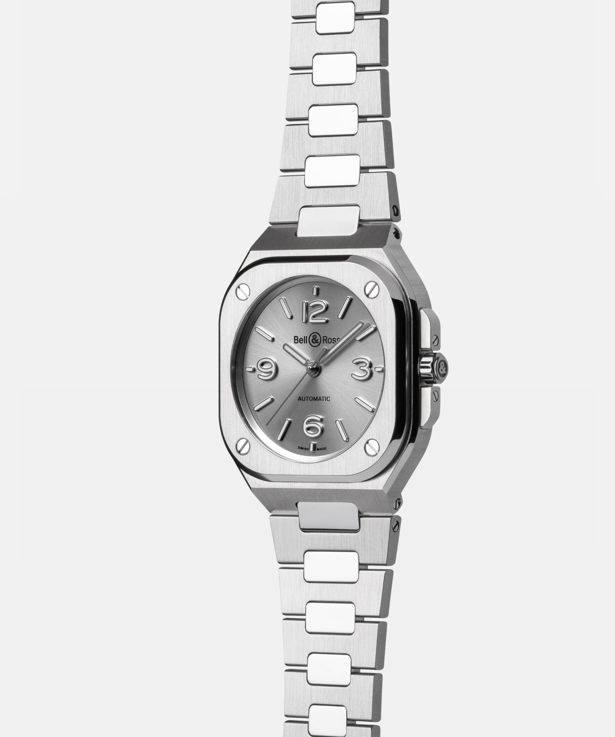 Bell & Ross BR 05 Urban 36 Grey Steel BR05A.S.GR.ST.SST Erkek Kol Saati