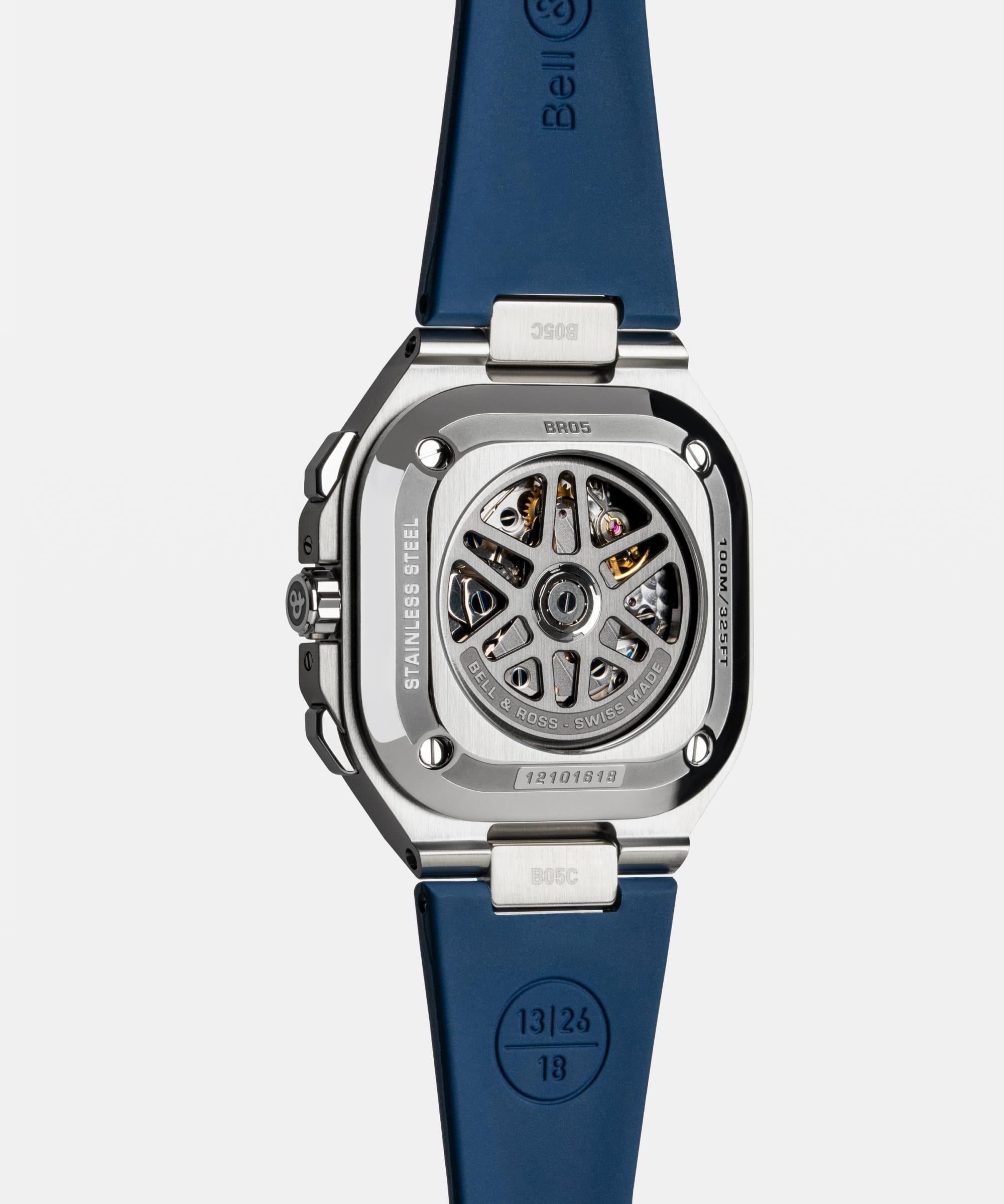 Bell & Ross BR 05 Urban Crono Blue Steel BR05C.BLU.ST.SRB Erkek Kol Saati