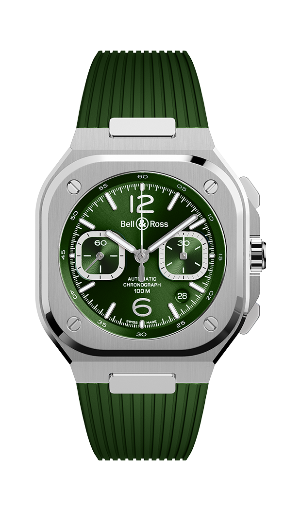 Bell & Ross BR 05 Urban Crono Green Steel BR05C.GN.ST.SRB Erkek Kol Saati