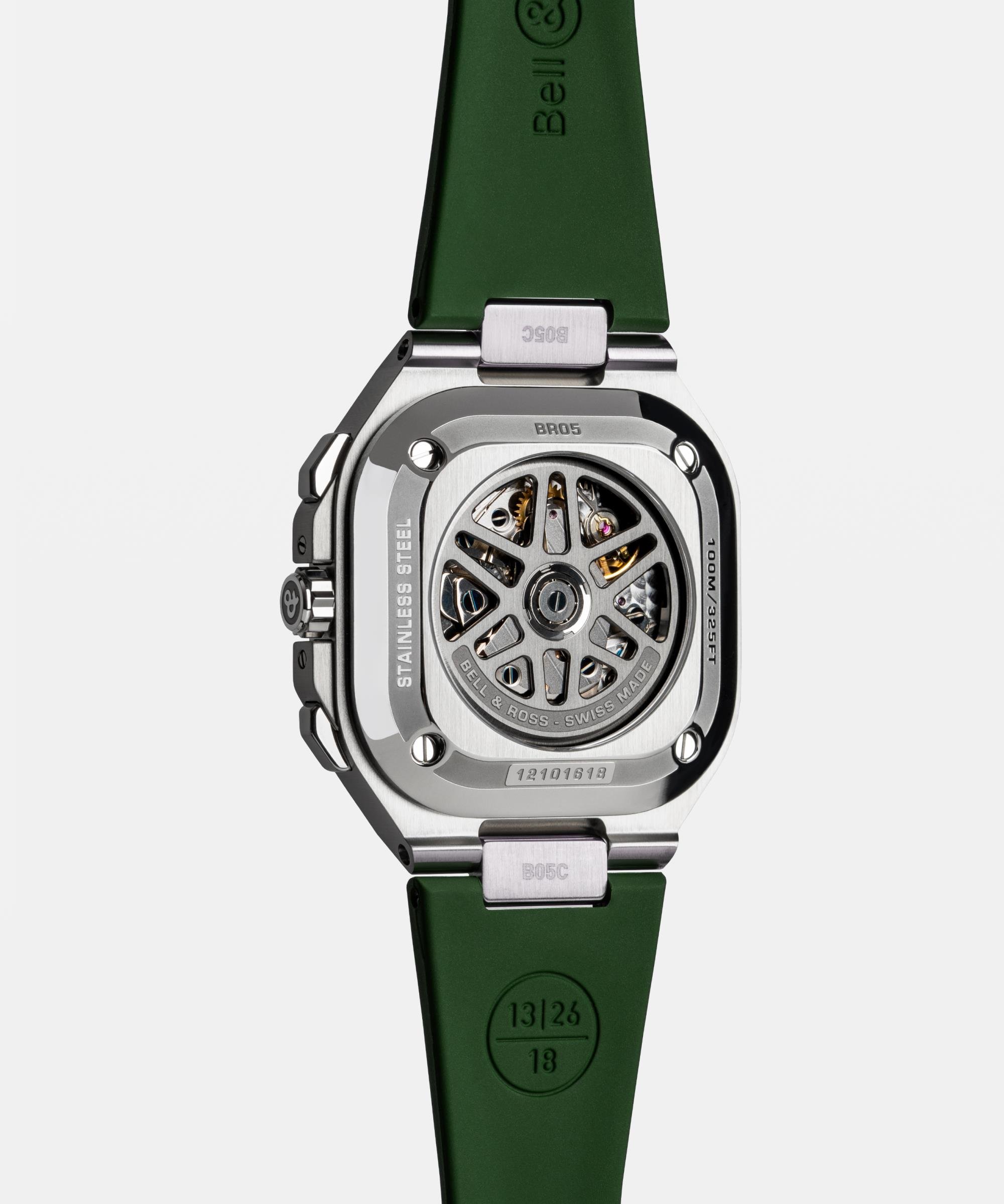 Bell & Ross BR 05 Urban Crono Green Steel BR05C.GN.ST.SRB Erkek Kol Saati