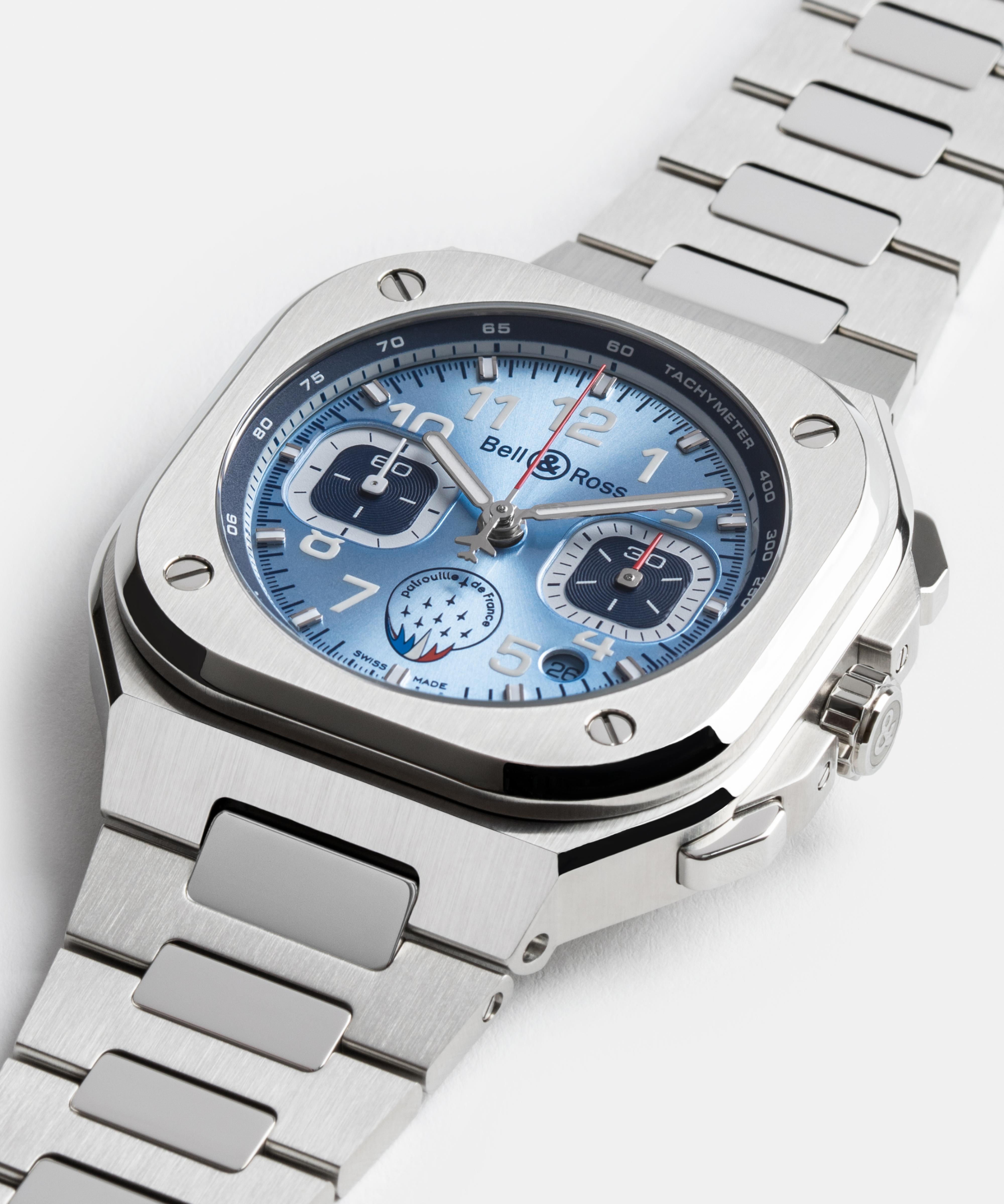 Bell & Ross BR 05 Chrono Patrouille France BR05C.PAF.ST.SST Erkek Kol Saati