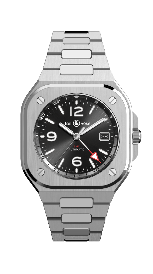 Bell & Ross BR 05 Urban GMT Black BR05G.BL.ST.SST Erkek Kol Saati