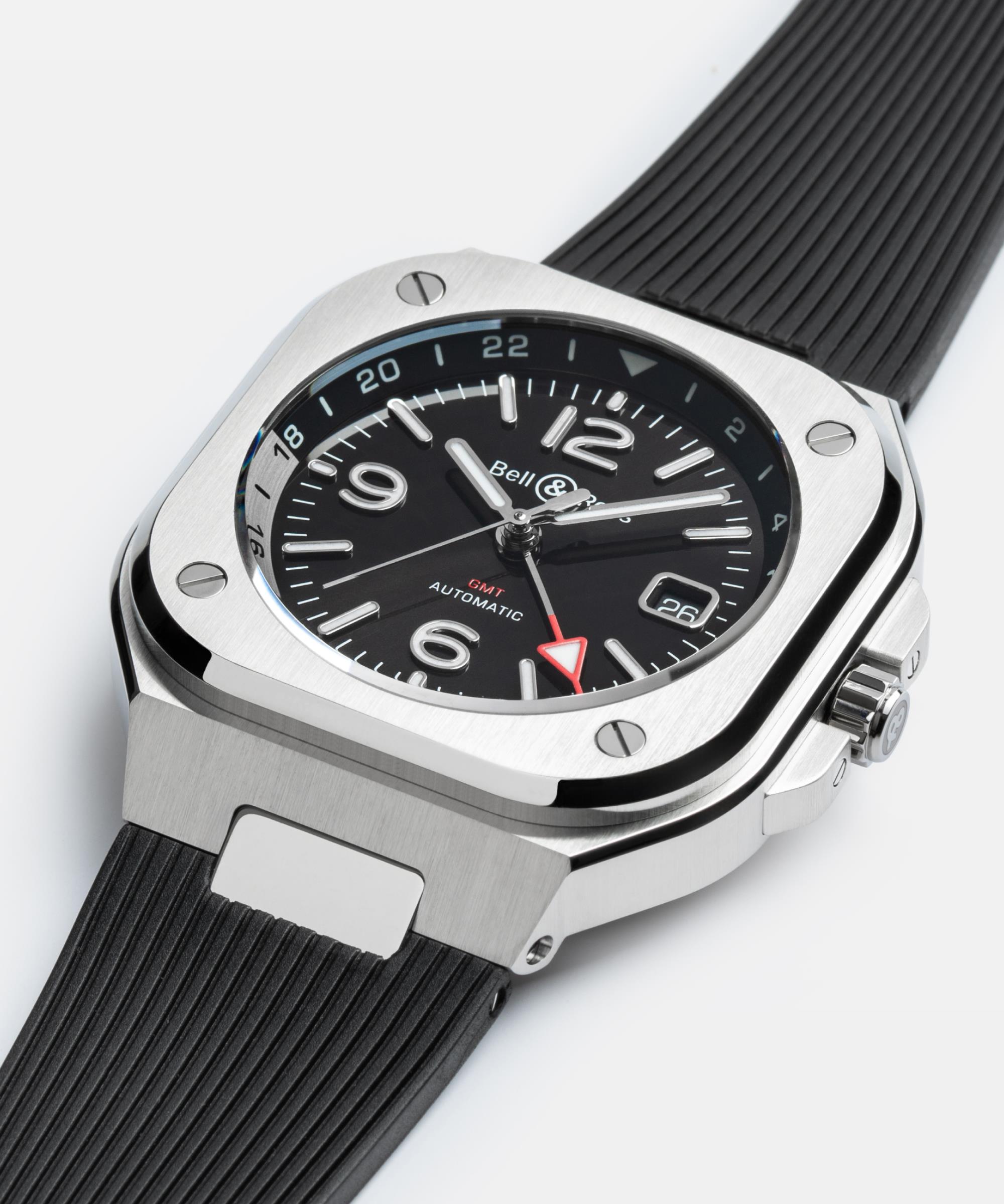 Bell & Ross BR 05 Urban GMT Black BR05A.BLU.ST.SRB Erkek Kol Saati