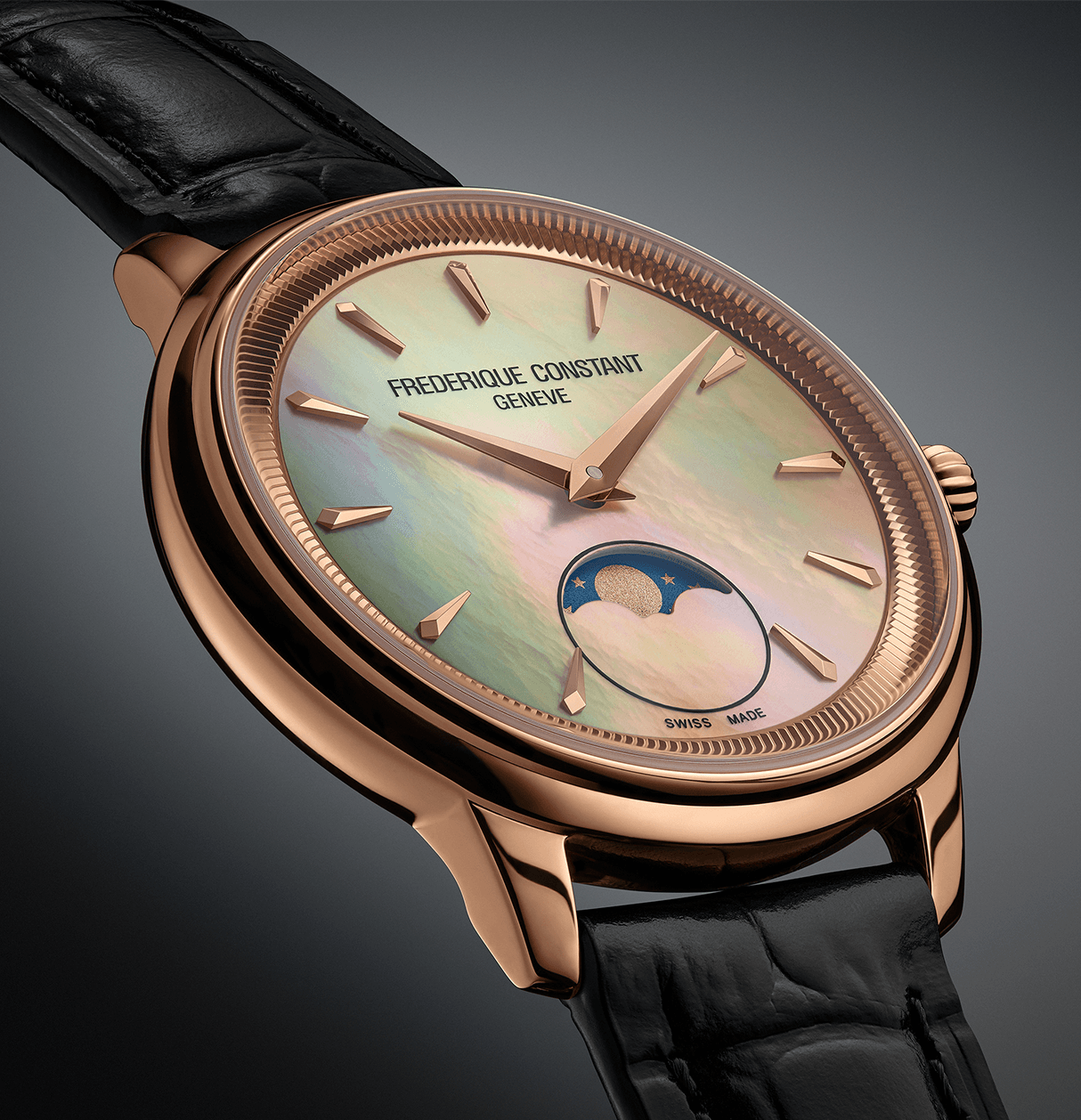 Frederique Constant Classic Moneta Moonphase FC-206MPSAL2S4 Kadın Kol Saati