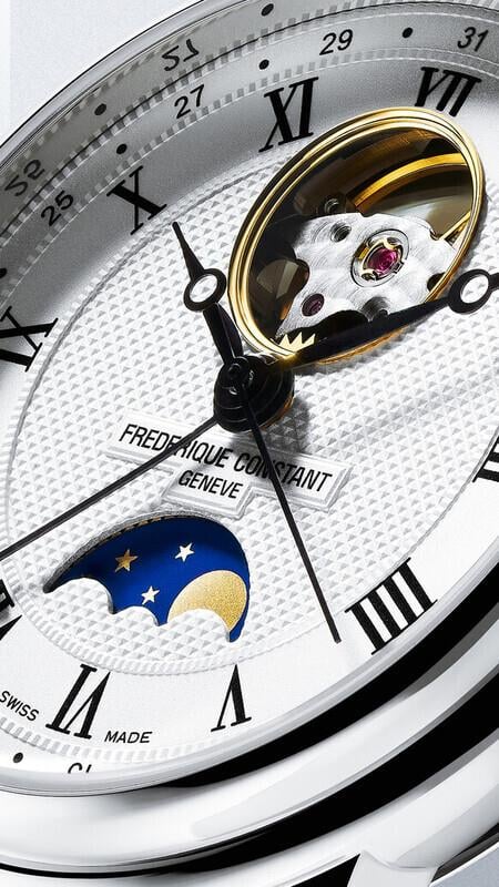 Frederique Constant Heart Beat Moonphase FC-335MC4P6 Erkek Kol Saati