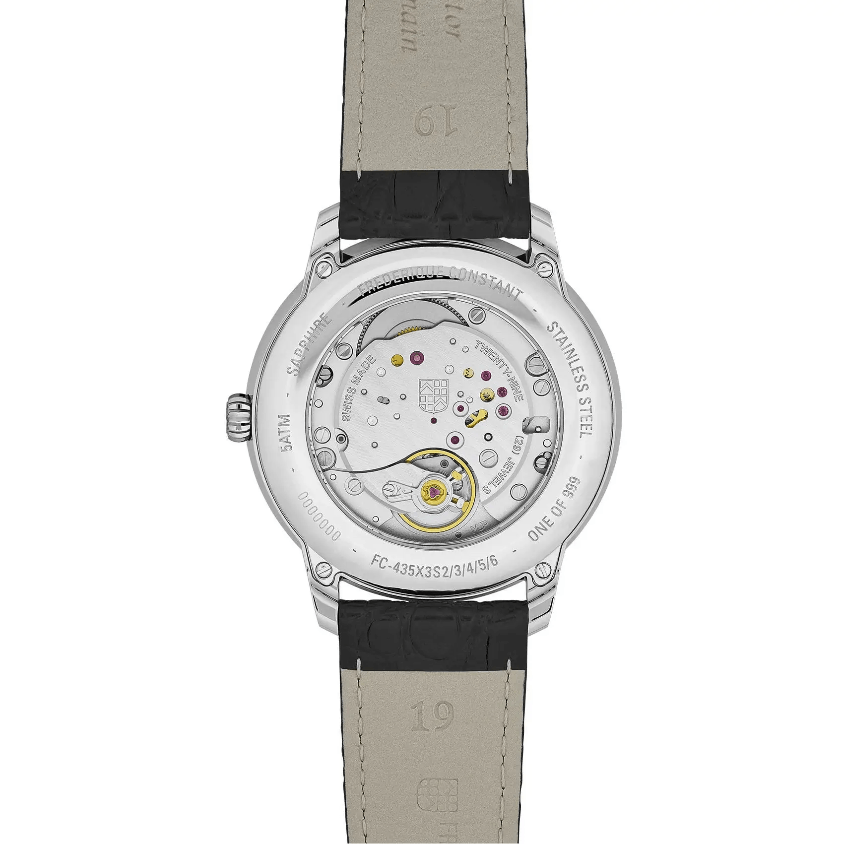 Frederique Constant Classic Moneta Handwinding FC-435BBL3S6 Erkek Kol Saati