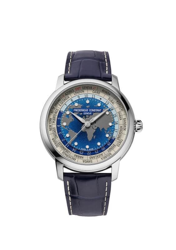 Frederique Constant Worldtimer Manufacture FC-719BLW3H6 Erkek Kol Saati