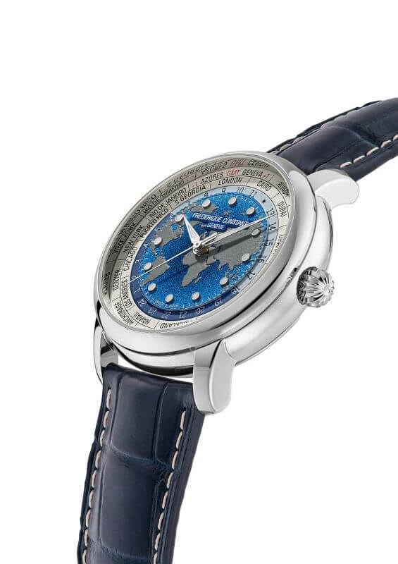 Frederique Constant Worldtimer Manufacture FC-719BLW3H6 Erkek Kol Saati