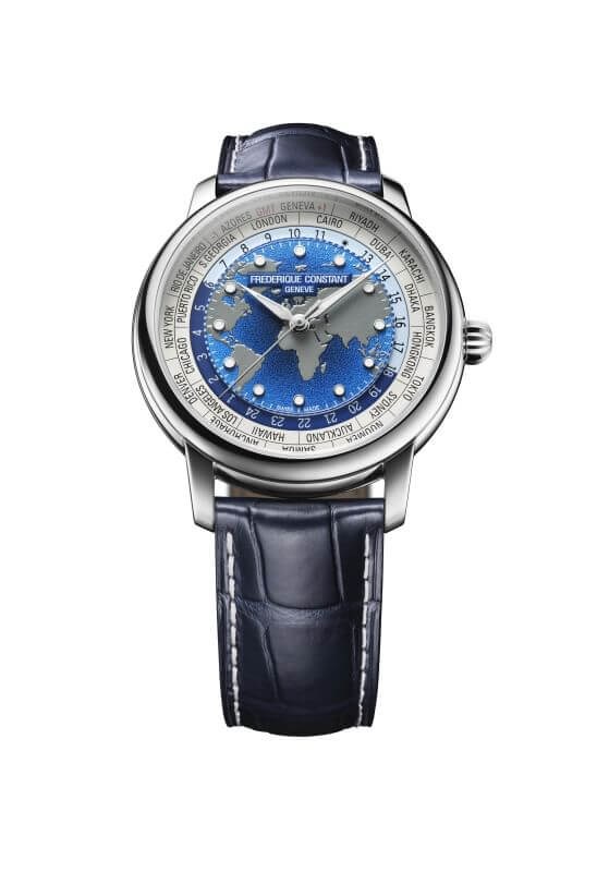 Frederique Constant Worldtimer Manufacture FC-719BLW3H6 Erkek Kol Saati