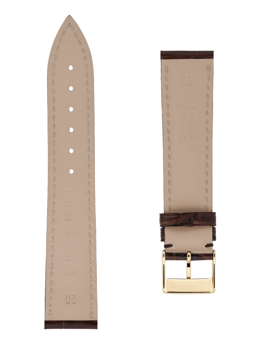 Frederique Constant Kahverengi Dana Derisi Saat Kayışı FCS-DBR20X18 YGP