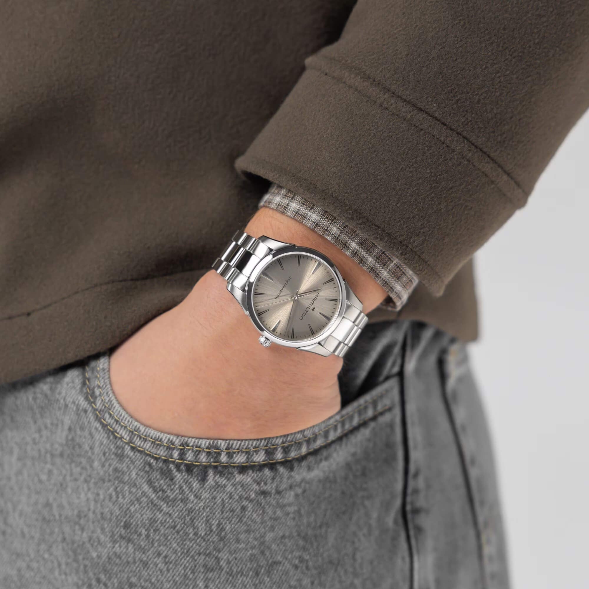 Hamilton Jazzmaster 40mm H32461121 Erkek Kol Saati