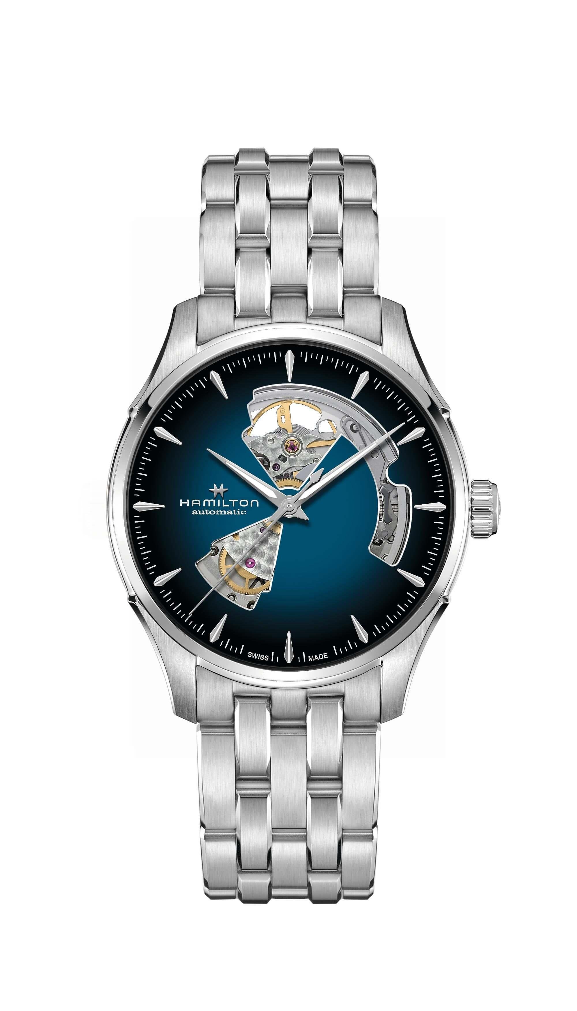 Hamilton Jazzmaster Open Heart  H32675140 Erkek Kol Saati