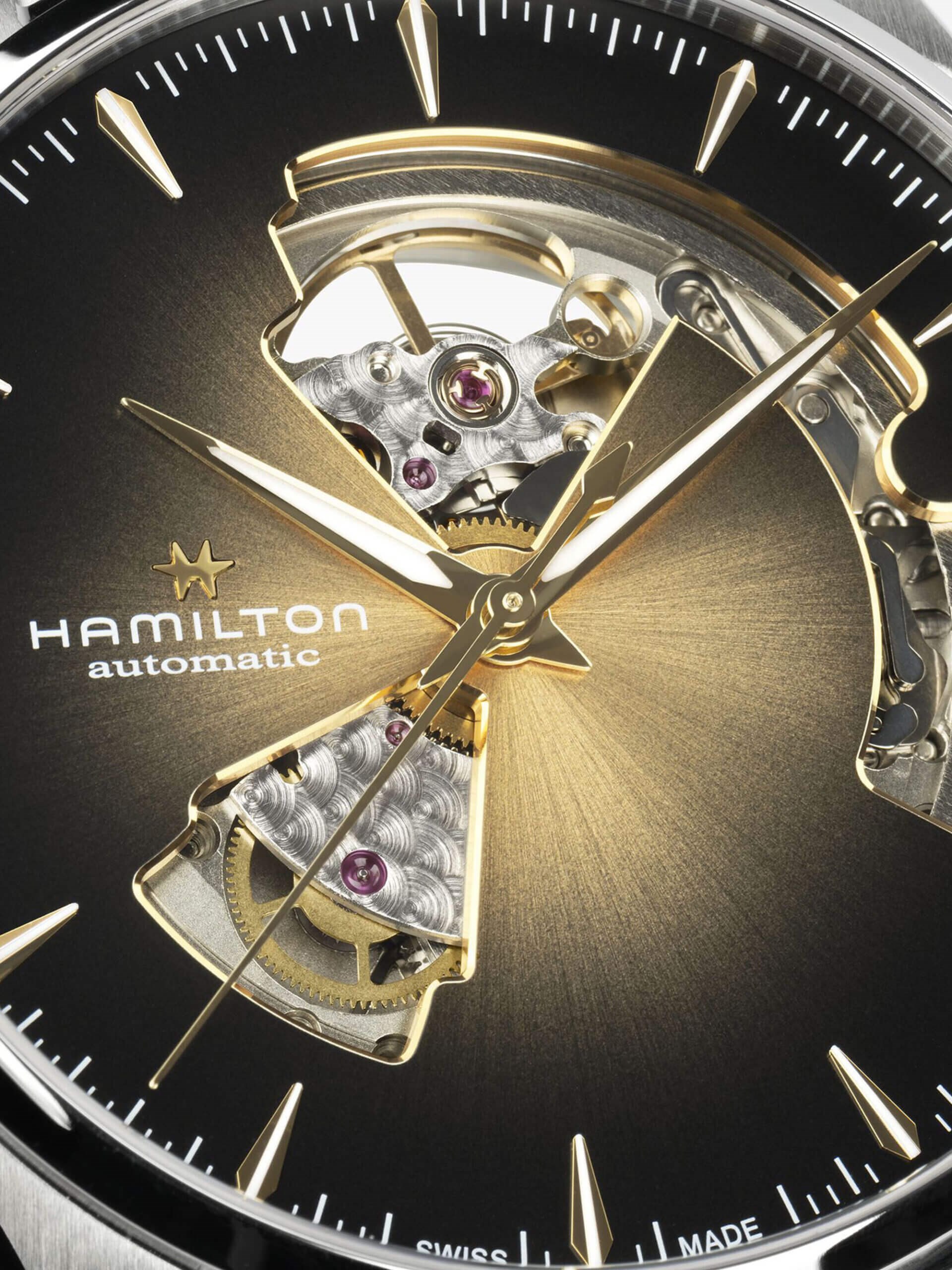 Hamilton Jazzmaster Open Heart H32675501 Erkek Kol Saati