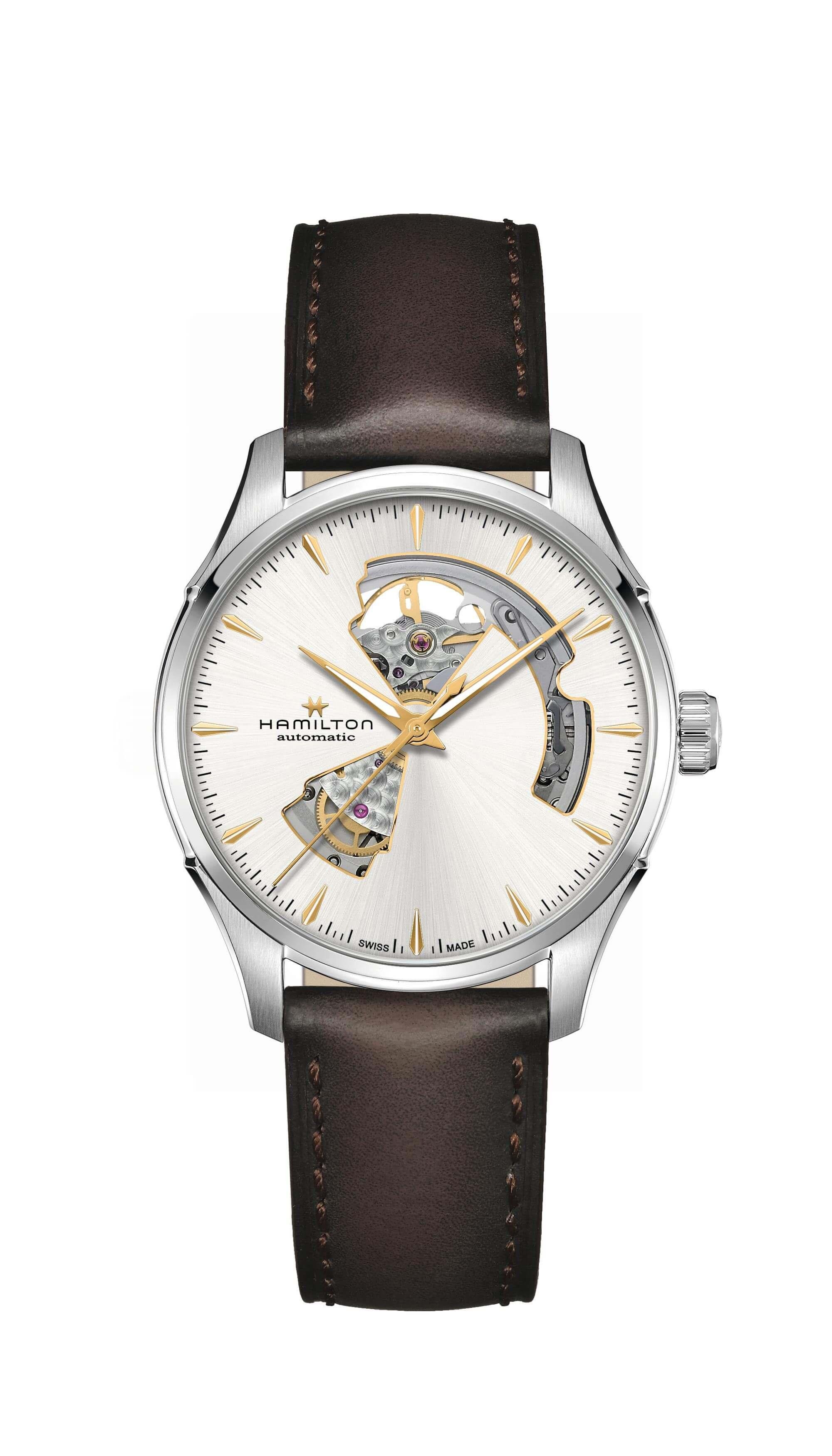 Hamilton Jazzmaster Open Heart  H32675551 Erkek Kol Saati