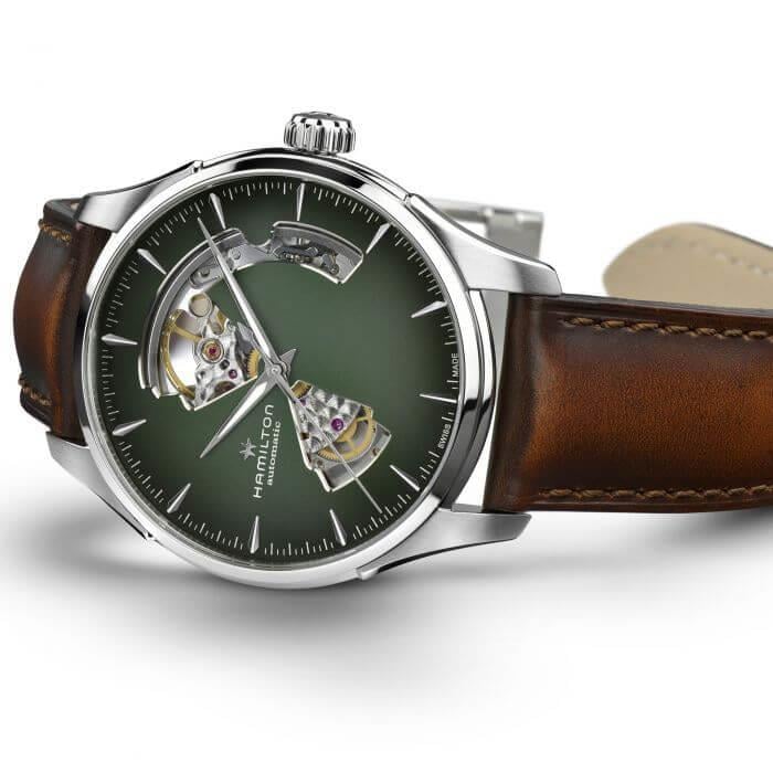 Hamilton Jazzmaster Open Heart  H32675560 Erkek Kol Saati