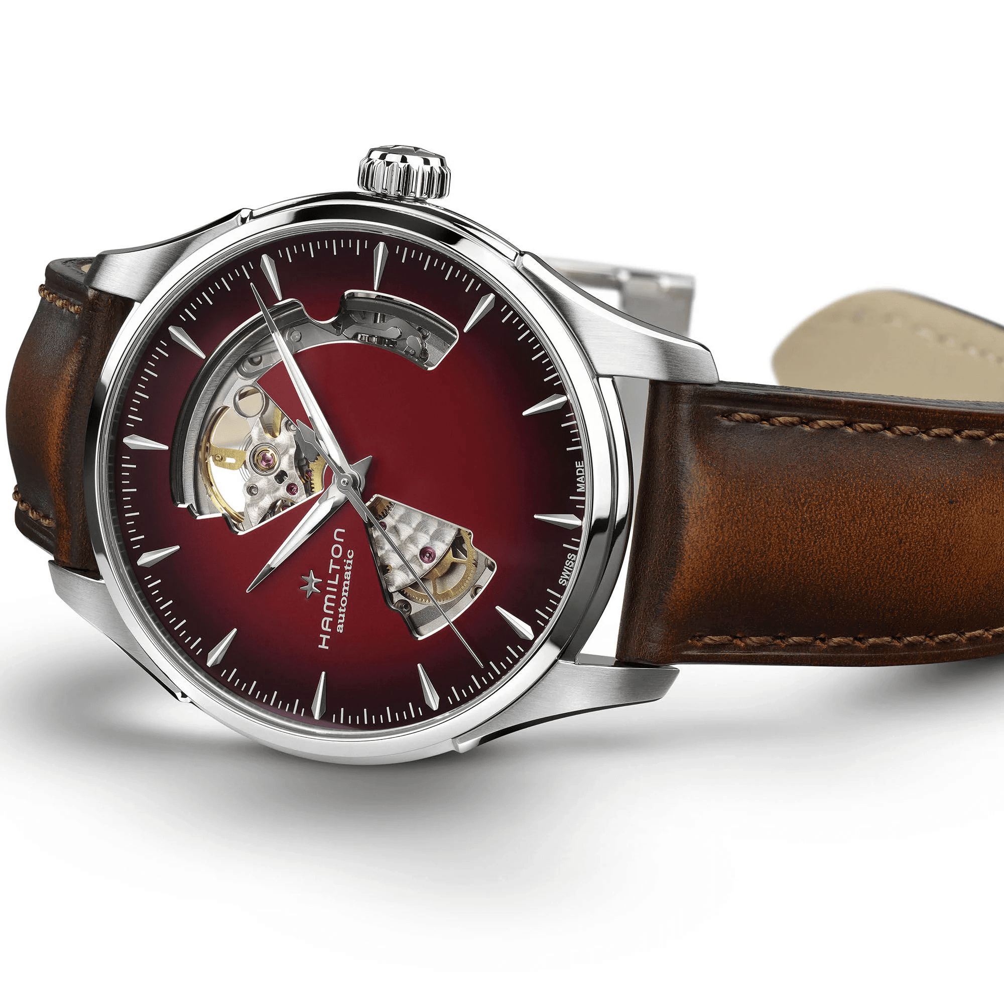 Hamilton Jazzmaster Open Heart  H32675570 Erkek Kol Saati
