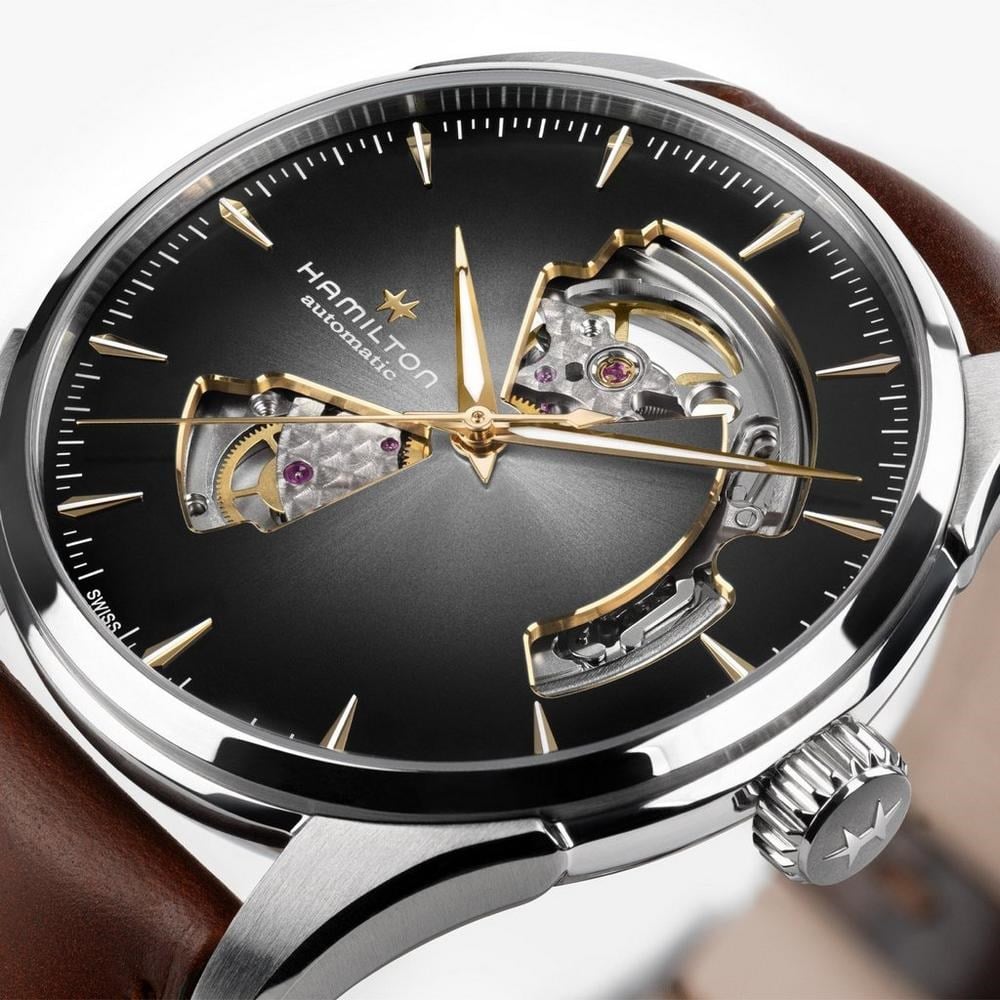 Hamilton Jazzmaster Open Heart  H32675581 Erkek Kol Saati