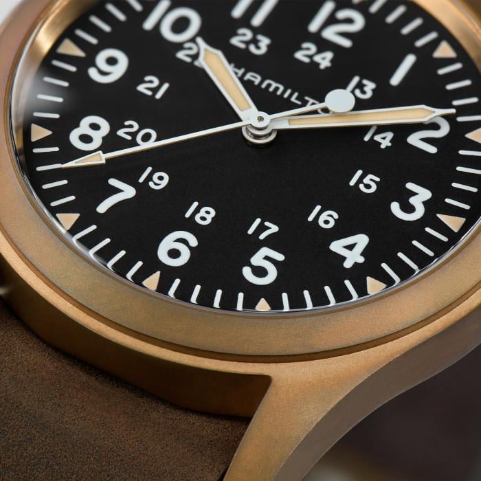 Hamilton Khaki Field Mechanical Bronze H69459530 Erkek Kol Saati