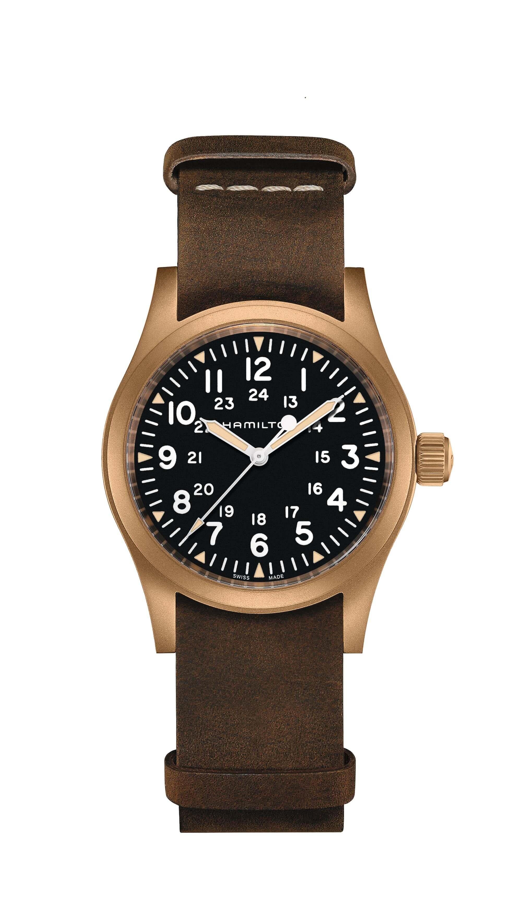 Hamilton Khaki Field Mechanical Bronze H69459530 Erkek Kol Saati