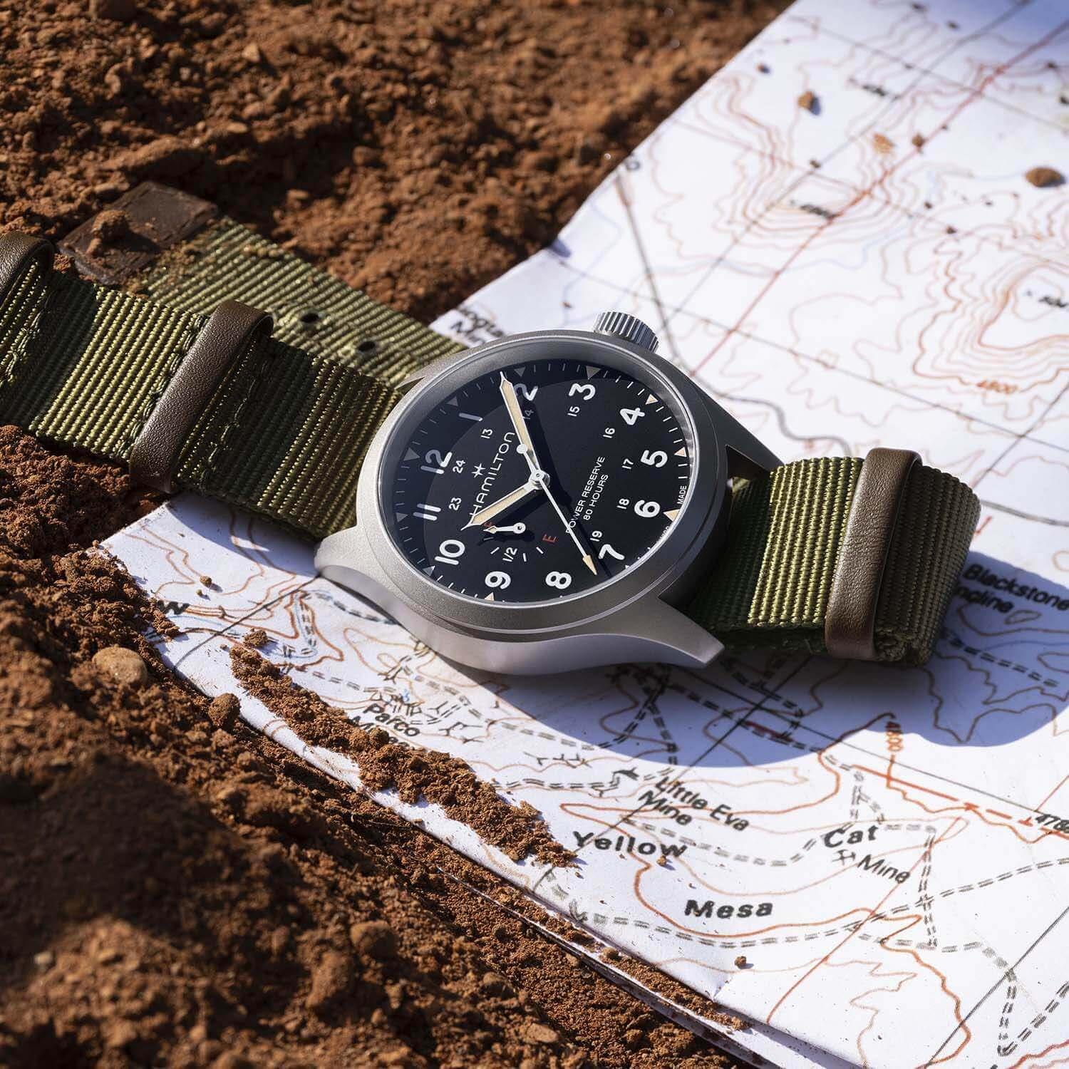 Hamilton Khaki Field Mechanical Power Reserve H69509930 Erkek Kol Saati