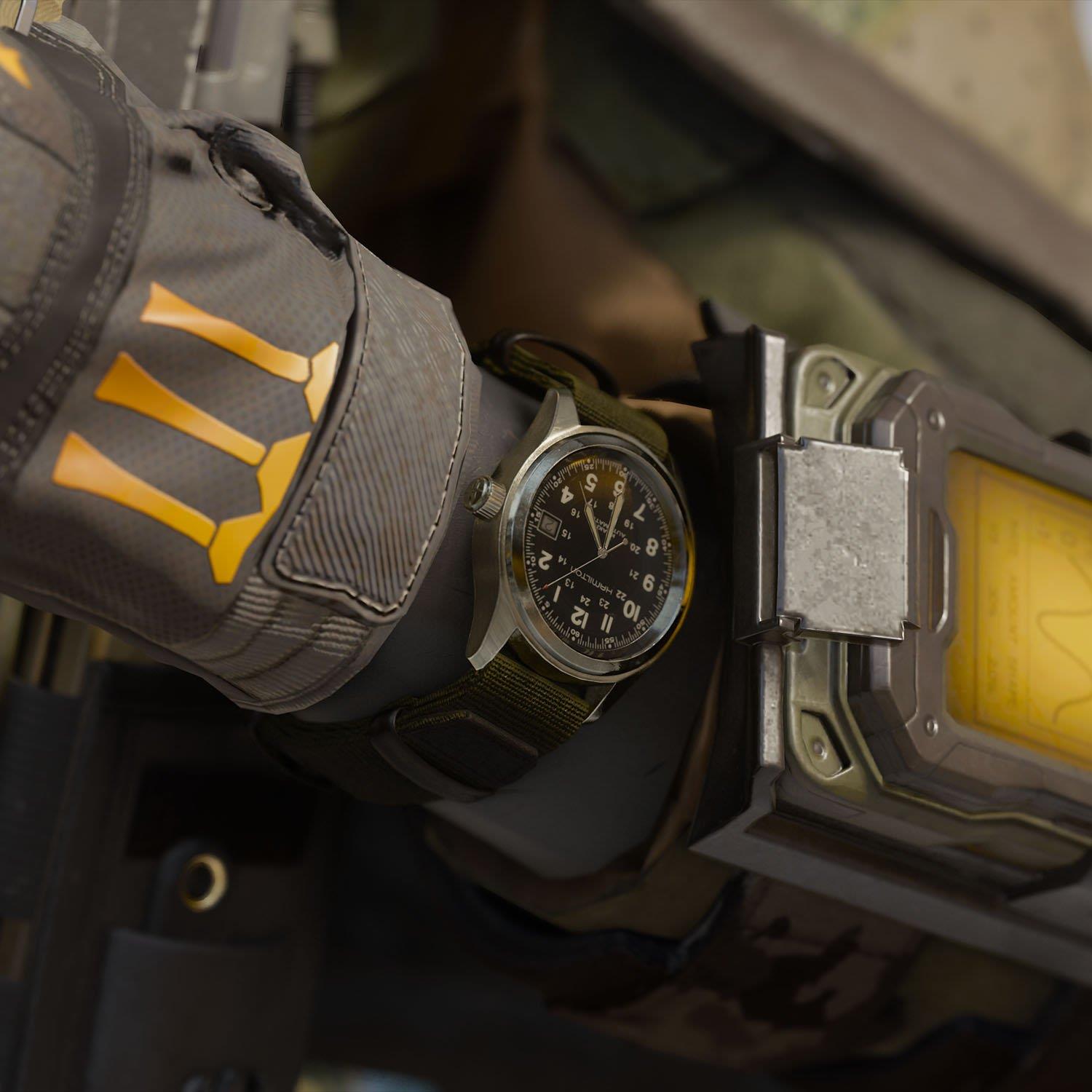 Hamilton Khaki Field Call Of Duty Black Ops 7 H70475930 Limited Edition Erkek Kol Saati