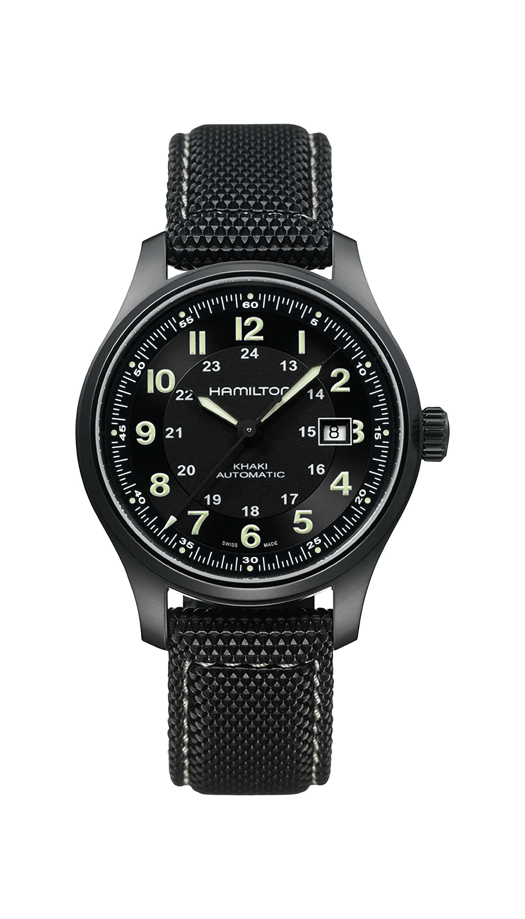 Hamilton Khaki Field Titanium Auto H70575733 Erkek Kol Saati
