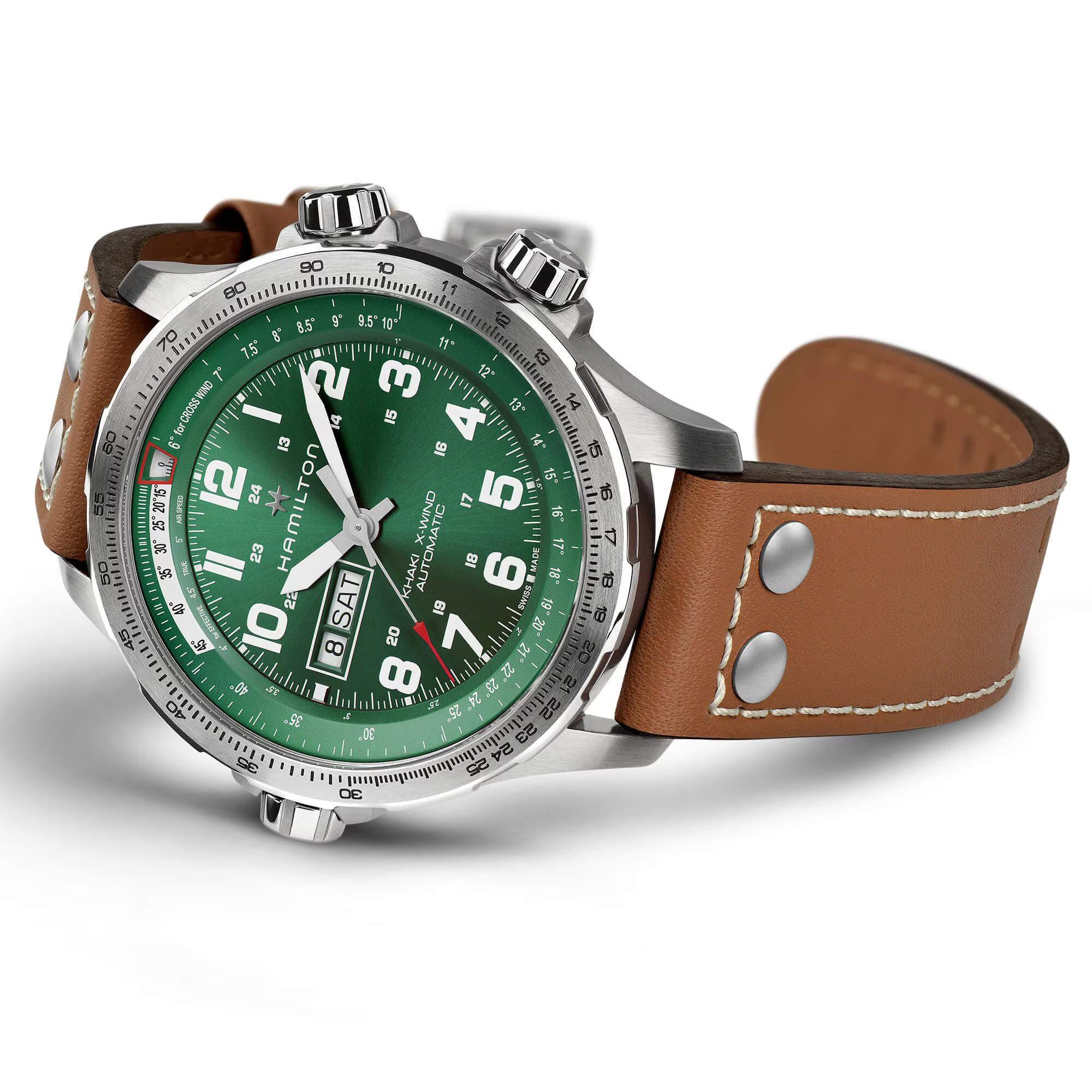 Hamilton Khaki Aviation X-Wind Day Date H77735560 Erkek Kol Saati