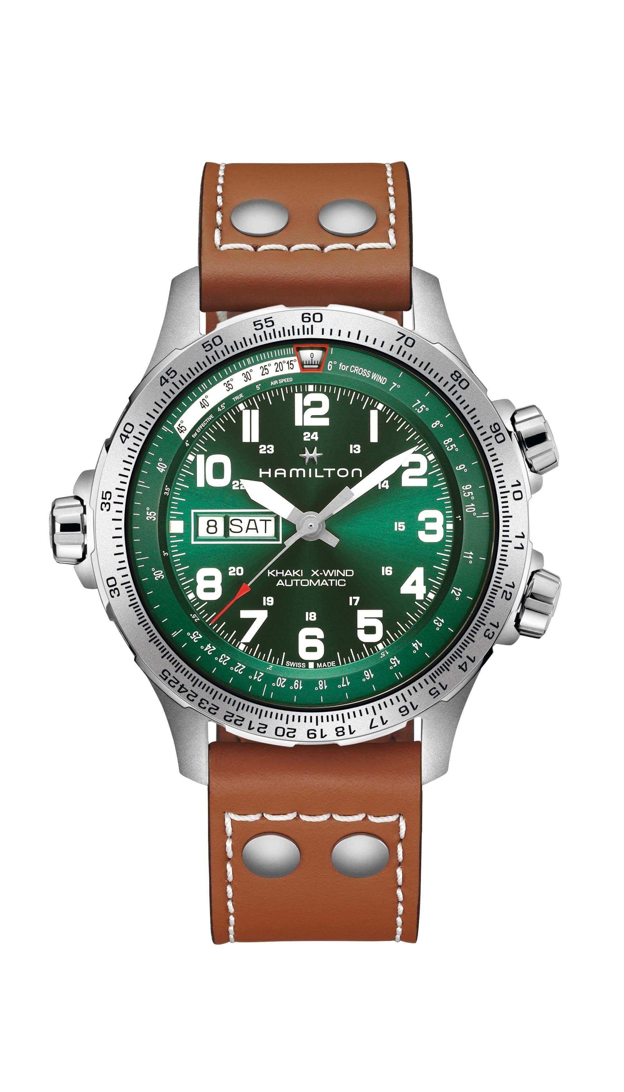 Hamilton Khaki Aviation X-Wind Day Date H77735560 Erkek Kol Saati