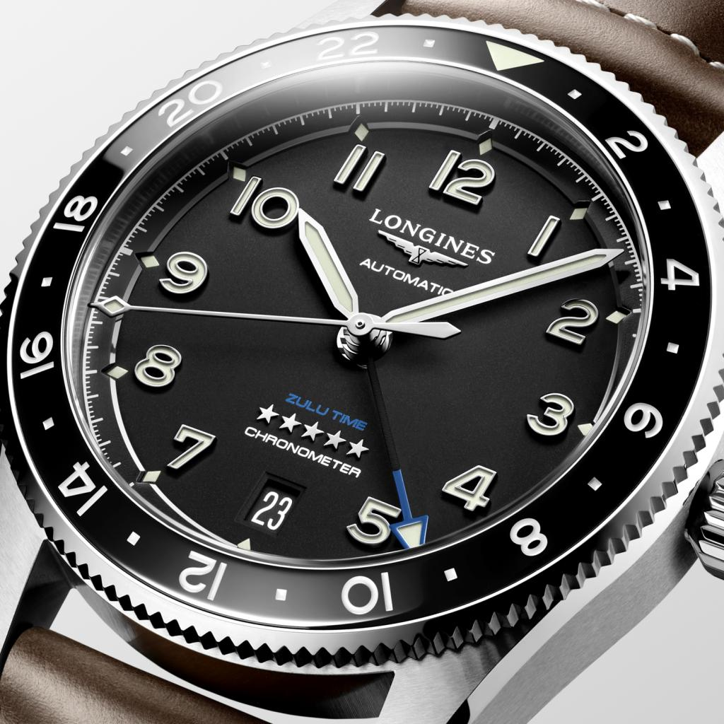 Longines Spirit Zulu Time L38024532 Erkek Kol Saati L3.802.4.53.2