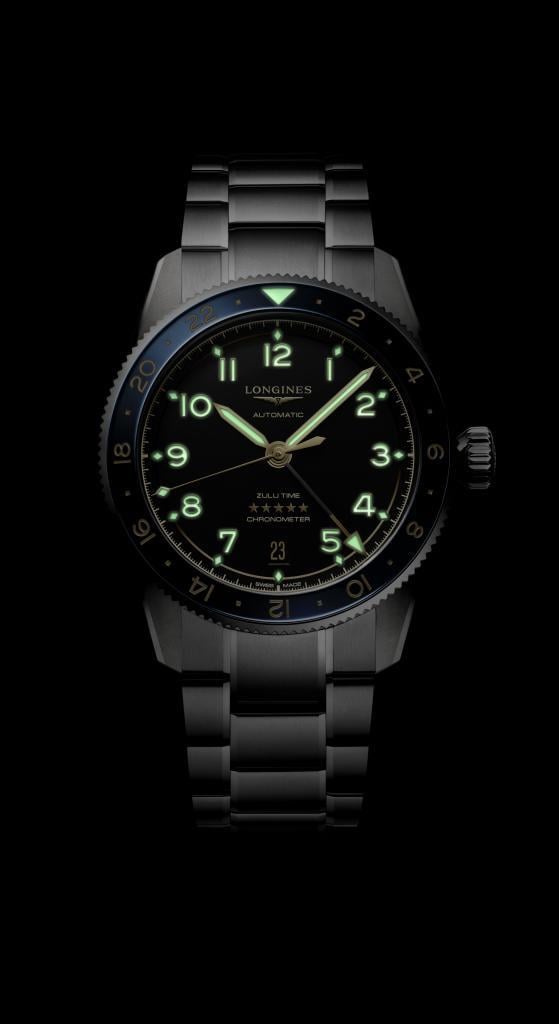 Longines Spirit Zulu Time L38024606 Erkek Kol Saati L3.802.4.60.6