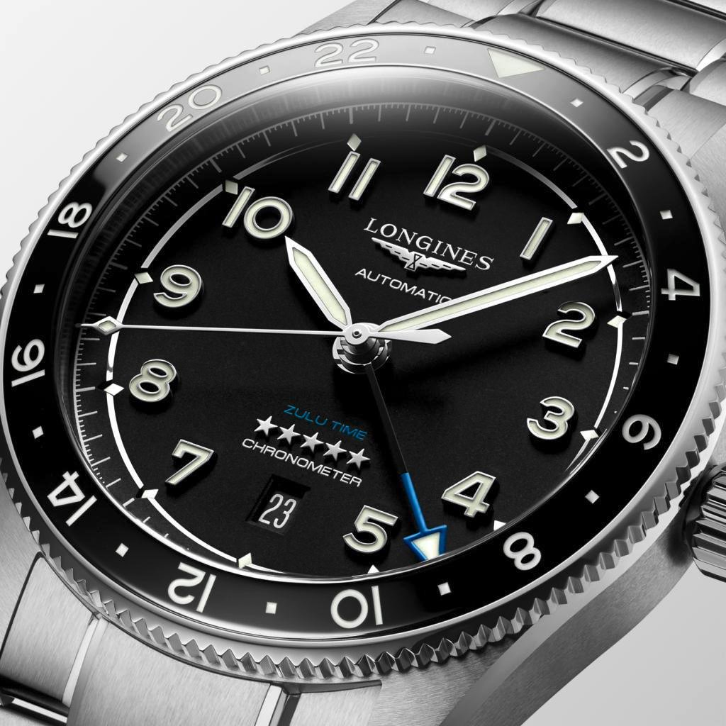 Longines Spirit Zulu Time L38124536 Erkek Kol Saati L3.812.4.53.6