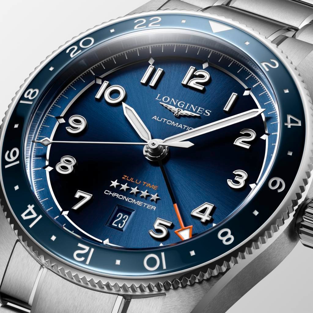 Longines Spirit Zulu Time L38124936 Erkek Kol Saati L3.812.4.93.6