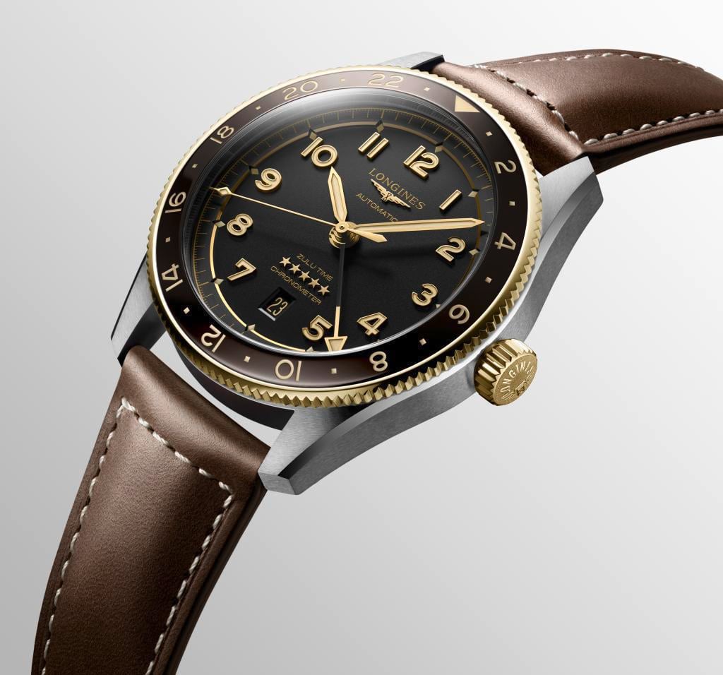 Longines Spirit Zulu Time L38125532 Erkek Kol Saati L3.812.5.53.2