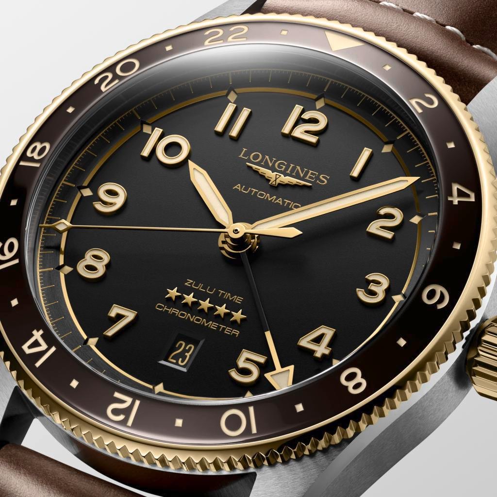 Longines Spirit Zulu Time L38125532 Erkek Kol Saati L3.812.5.53.2