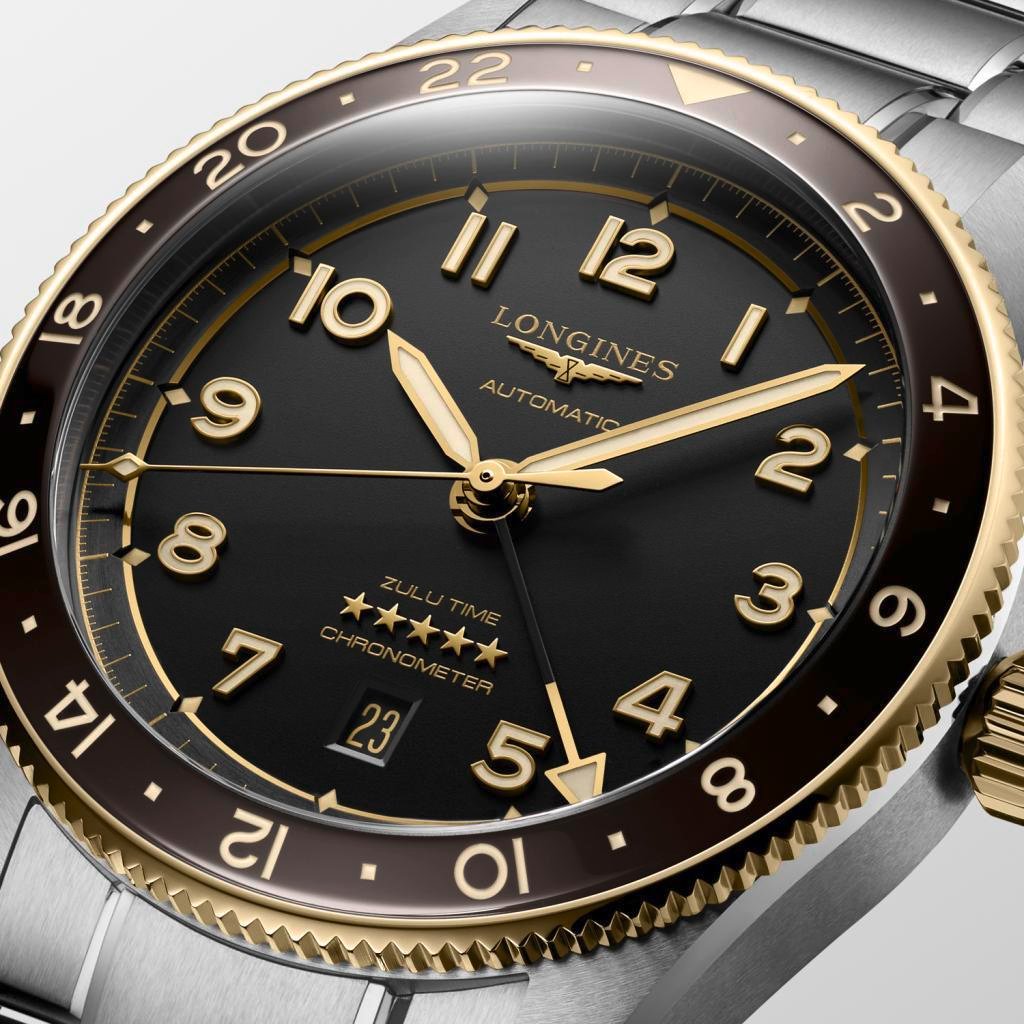 Longines Spirit Zulu Time L38125536 Erkek Kol Saati L3.812.5.53.6