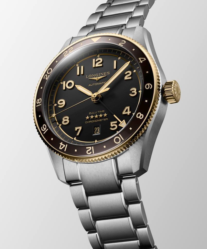 Longines Spirit Zulu Time L38125536 Erkek Kol Saati L3.812.5.53.6