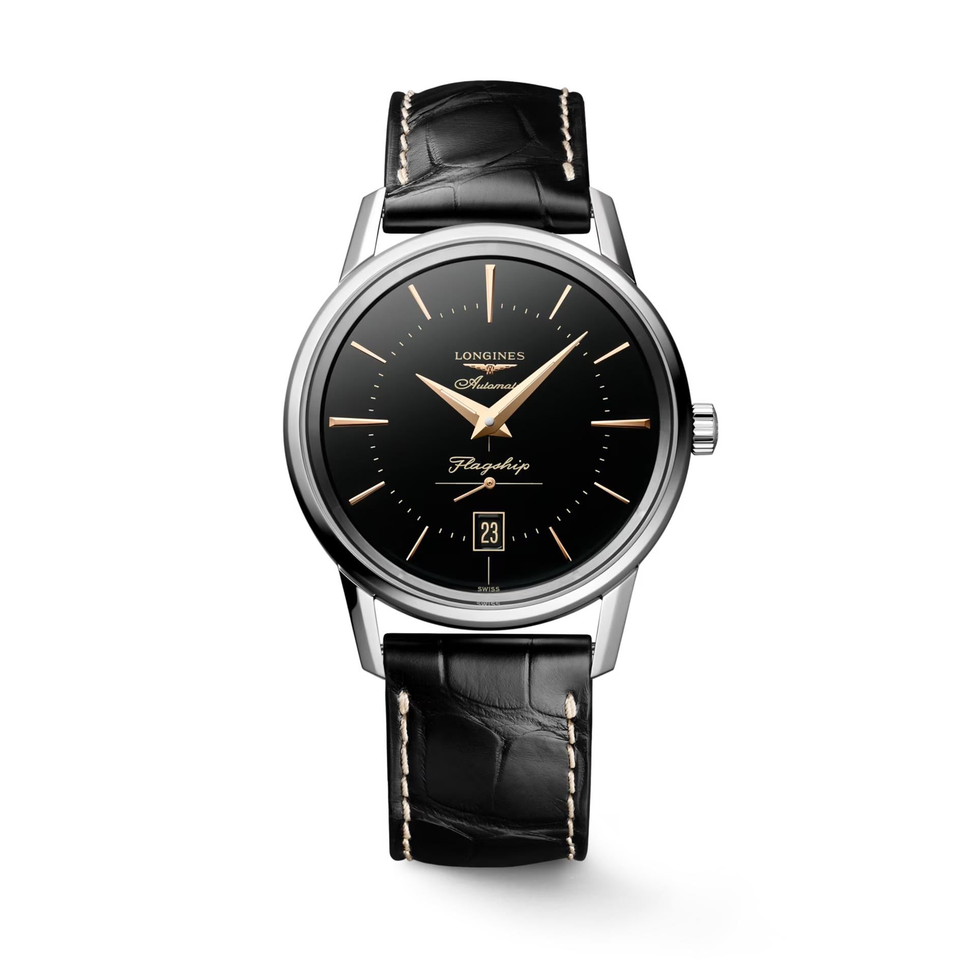 Longines Flagship Heritage L47954580 Erkek Kol Saati L4.795.4.58.0