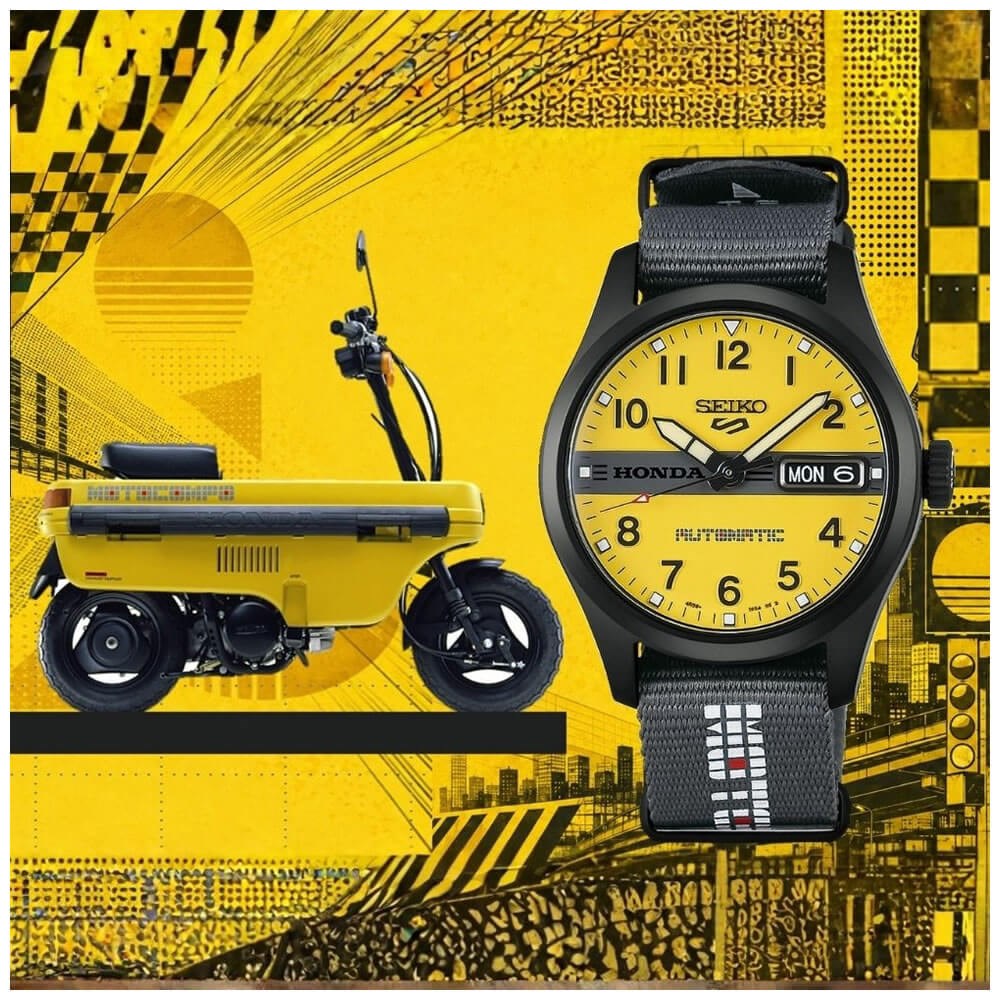 Seiko 5 Sports Field Honda MOTOCOMPO Limited Edition HDB010K1 Erkek Kol Saati HDB010K