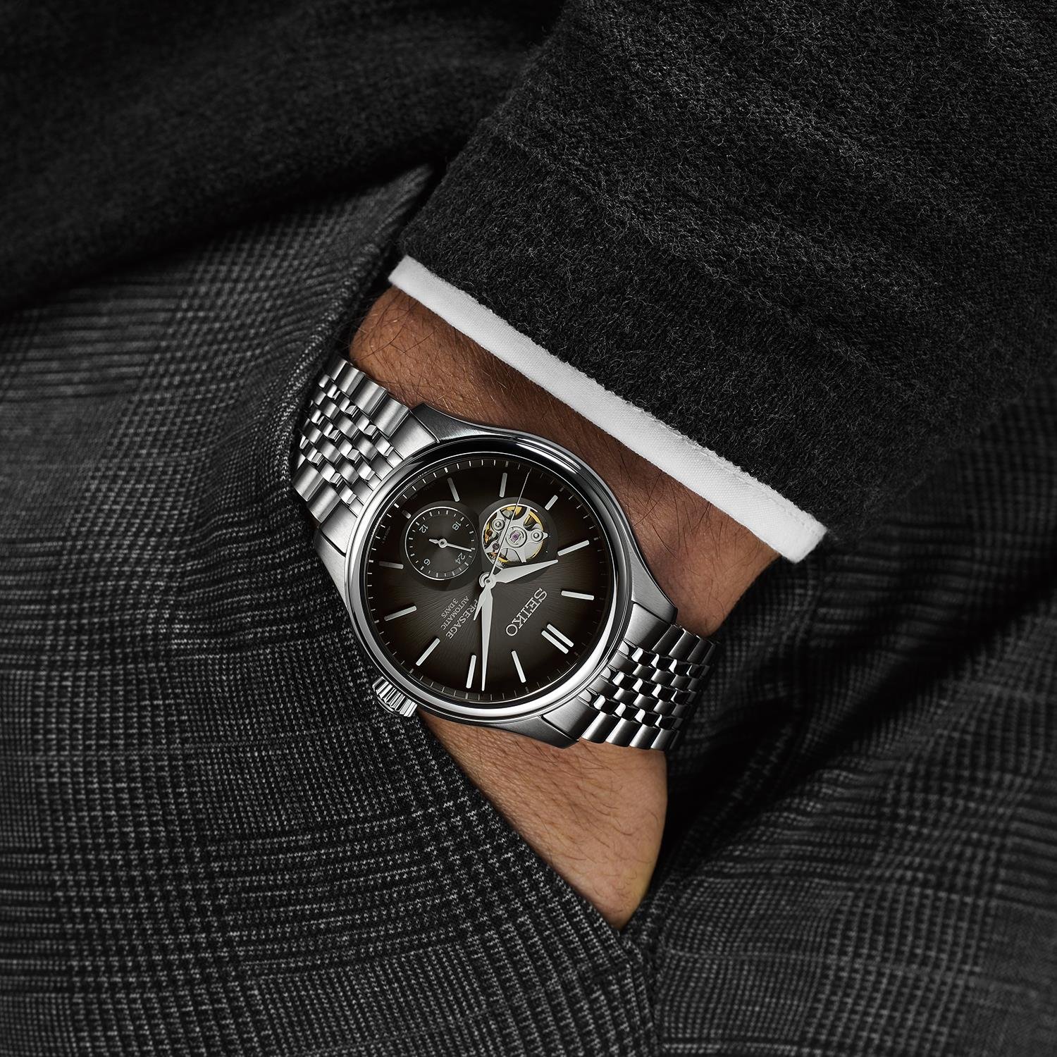 Seiko Presage Classic Open Heart SPB471J Erkek Kol Saati SPB471J1