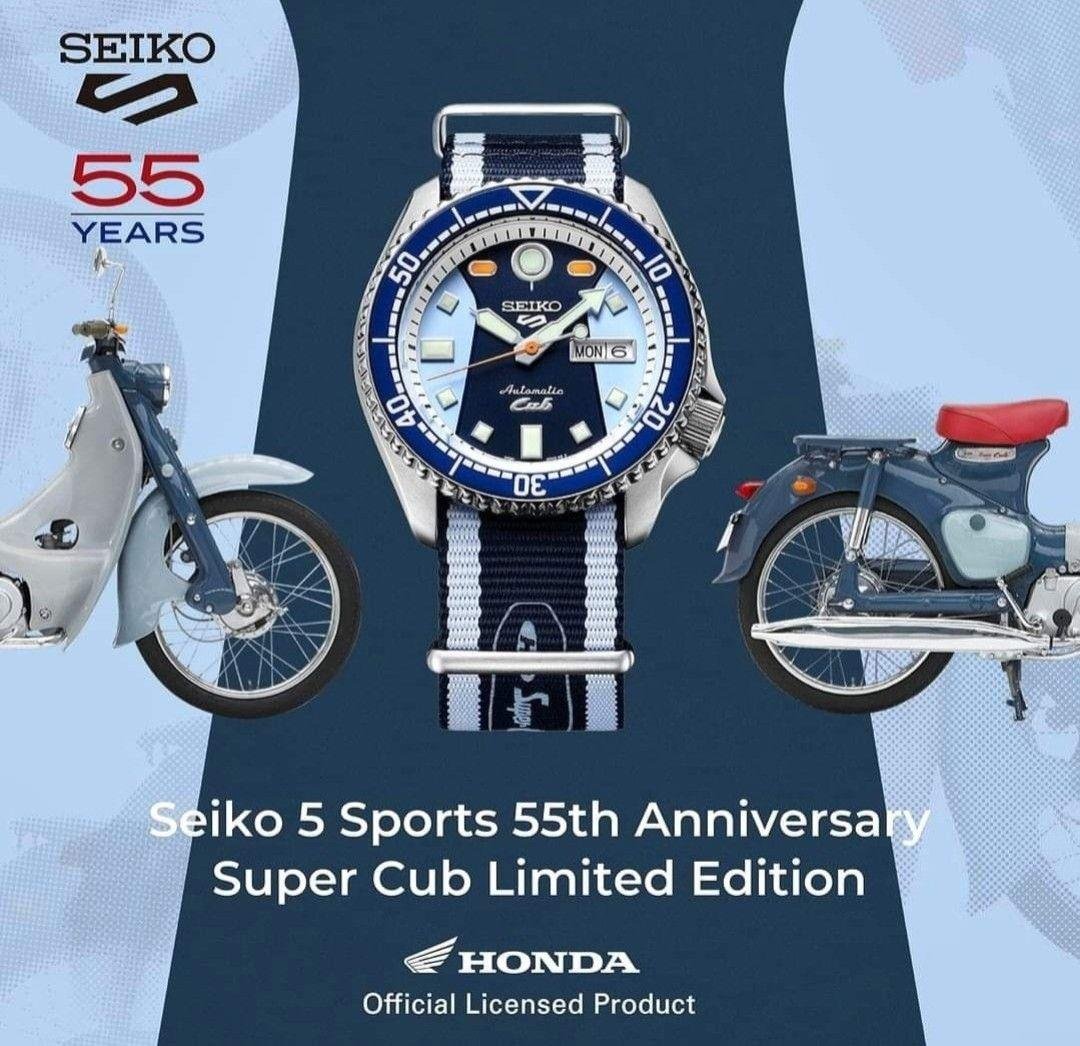 Seiko 5 Honda Super Cub Limited Edition SRPK37K Kol Saati SRPK37K1
