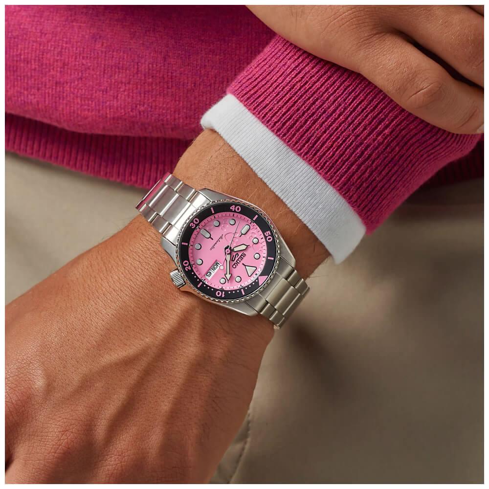Seiko 5 Sports X Pink Panther Limited Edition SRPM07K1 Kol Saati SRPM07K